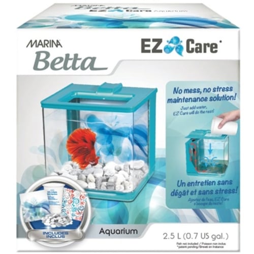 Marina Betta EZ Care Aquarium Blue