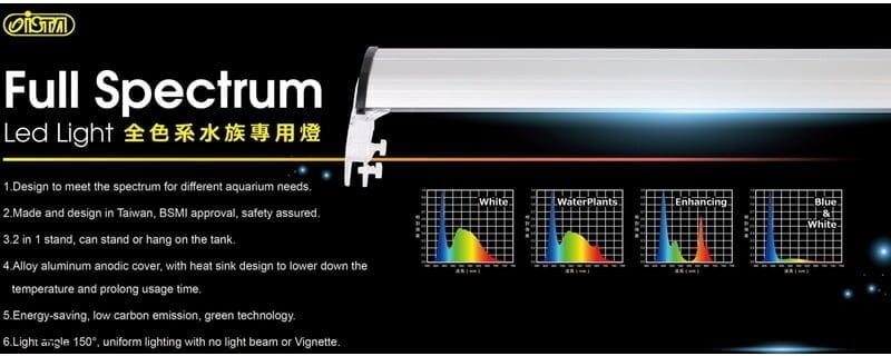 ISTA Full Spectrum LED Light - Water Plant