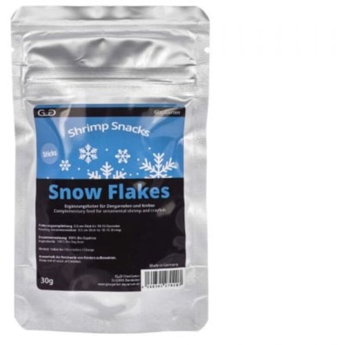 GlasGarten Shrimp Snacks Snow Flakes