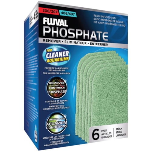 Phosphate Remover for 306/406, 307/407 Canister Filter, 6-Pack