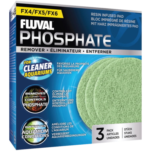 Phosphate Remover for FX4,FX5,FX6 Canister Filter, 3-Pack