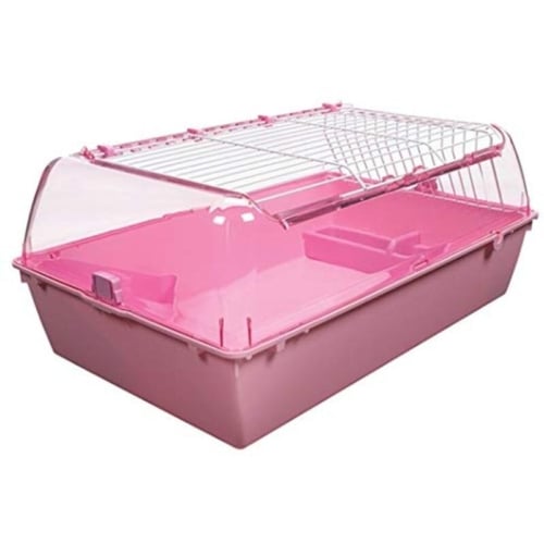 Living World Zoozone Habitat for Small Animals ( Medium ) Pink