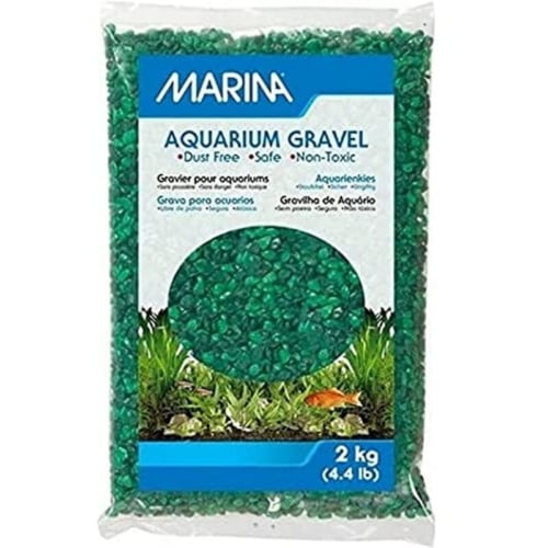 Marina Decorative Aquarium Gravel Green Tone on Tone