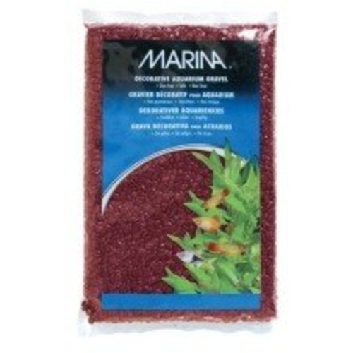 Marina Decorative Aquarium Gravel Burgundy 2 Kg