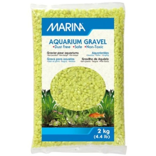 Marina Aquarium Gravel Lime-Green