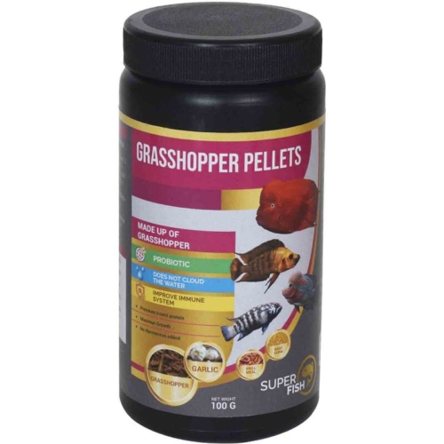 Teraa Superfish Grasshopper Pellets 100 gm