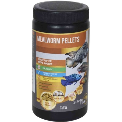 Teraa Superfish Mealworm Pellets 100 gm